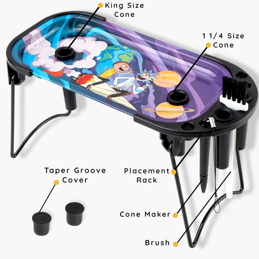 Rick & Morty Rolling Tray with Cone Loader