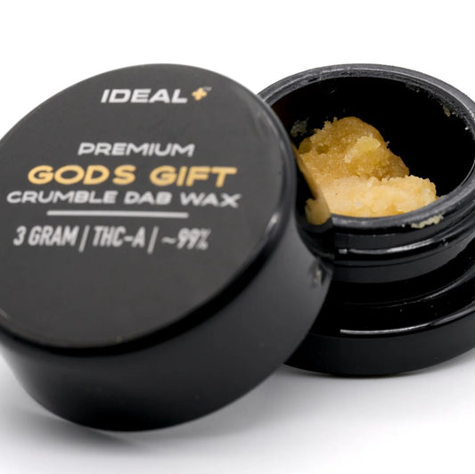 God's Gift 94.67% THCa Crumble Dab Wax 3g