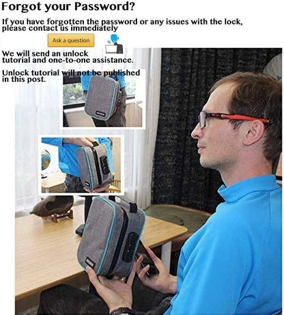 Smell Proof Bag with Combination Lock