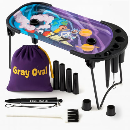 Rick & Morty Rolling Tray with Cone Loader