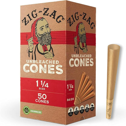ZIG-ZAG Pre Rolled Cones (50 Pack)
