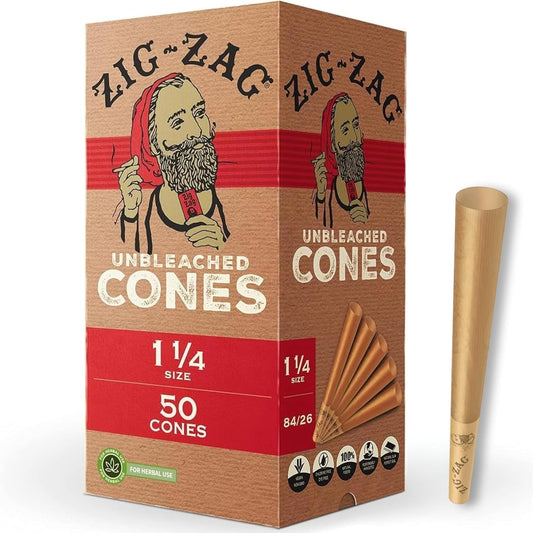 ZIG-ZAG Pre Rolled Cones (50 Pack)