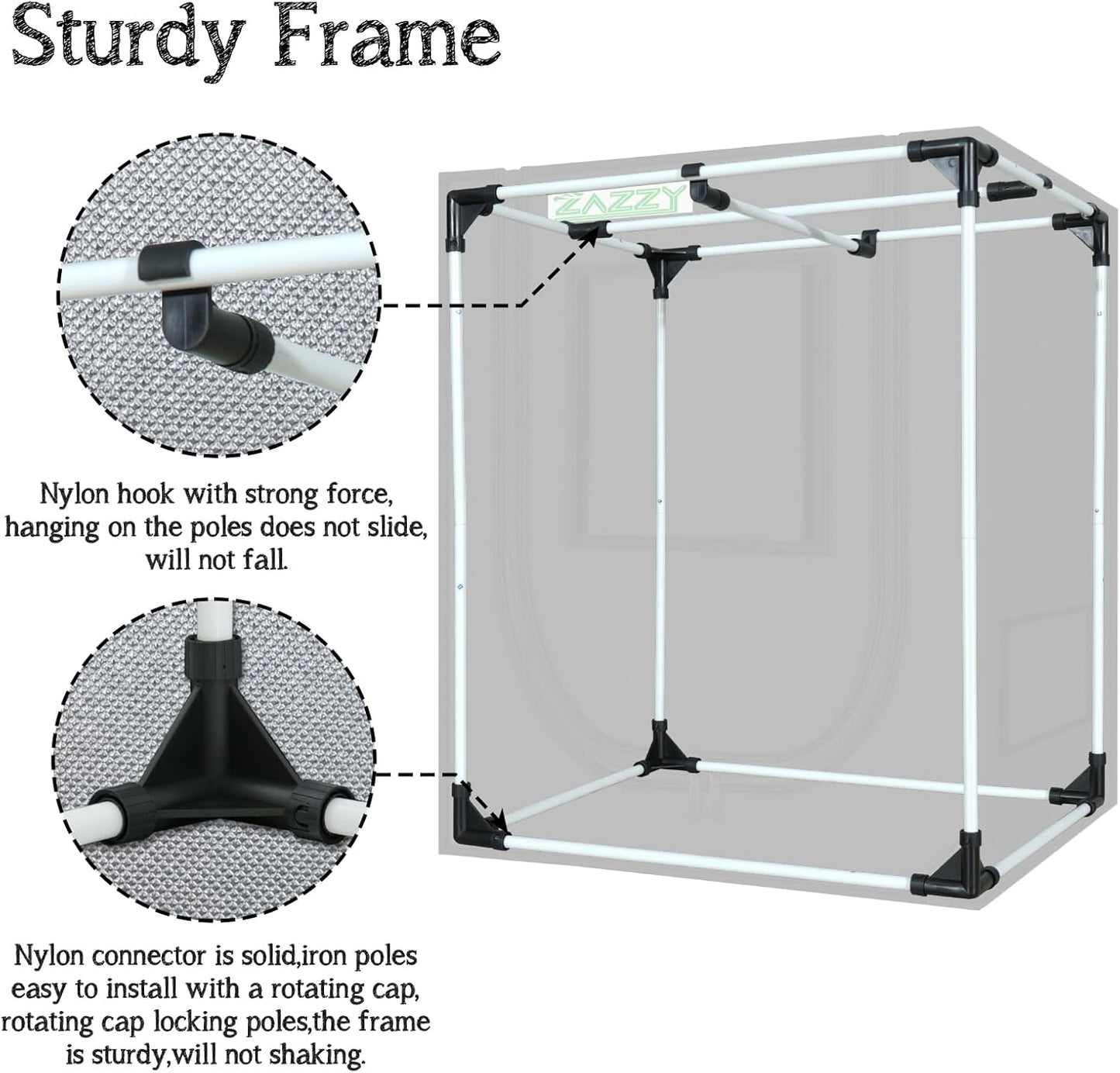 Grow Tent Reflective (black)
