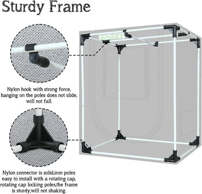Grow Tent Reflective (black)