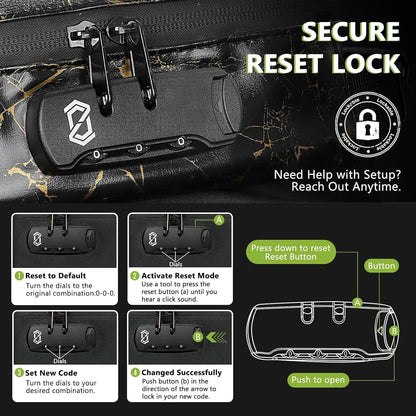 Smell Proof Bag with Combination Lock