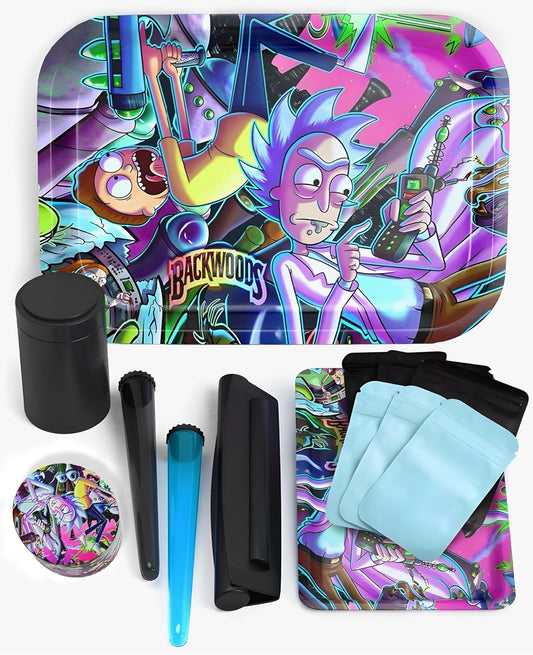 Rick & Morty Rolling Tray Kit