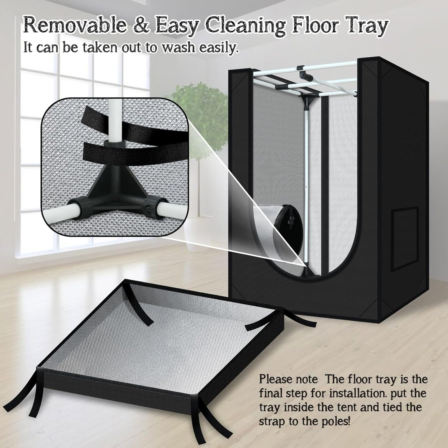Grow Tent Reflective (black)