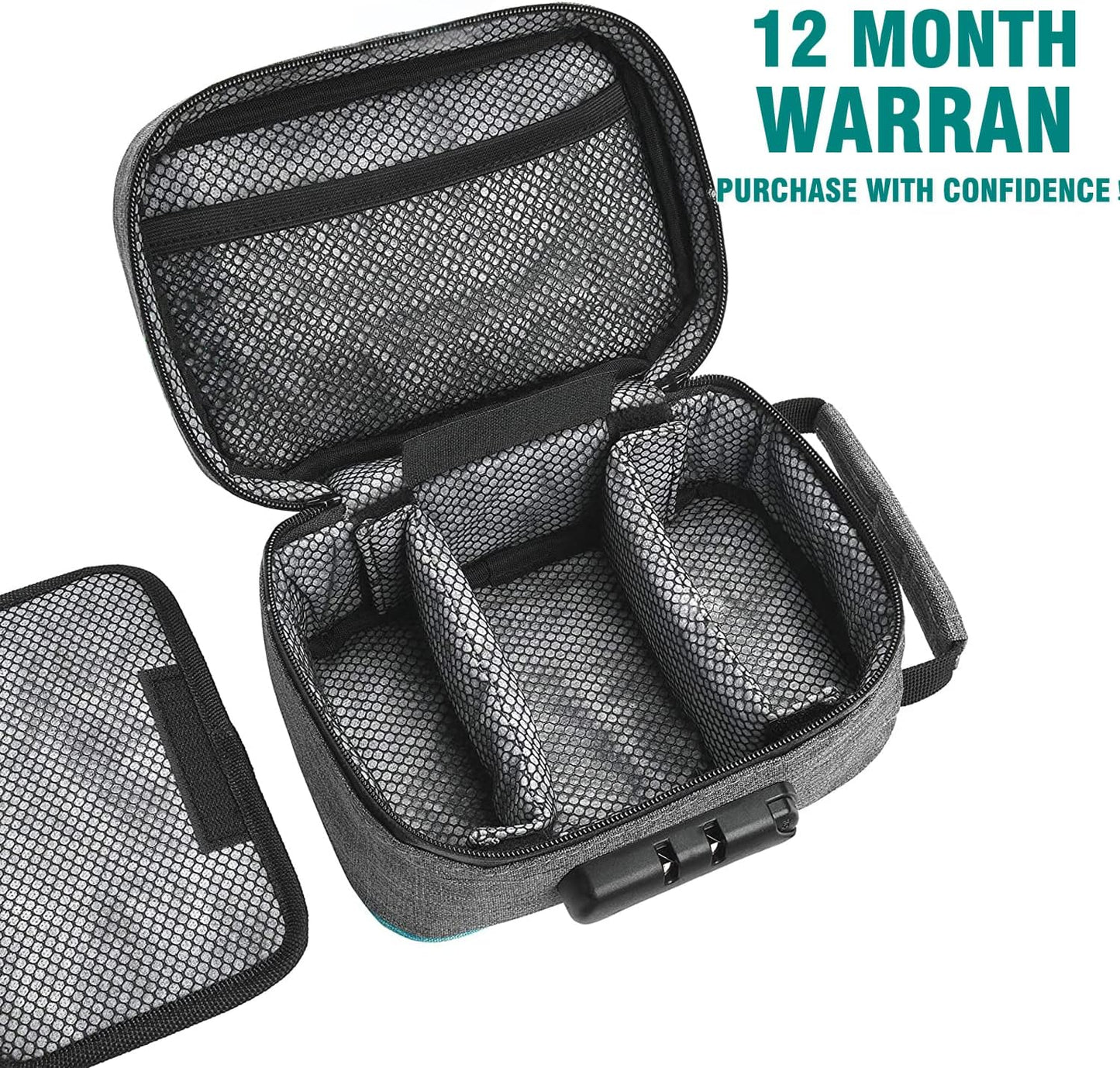 Smell Proof Bag with Combination Lock