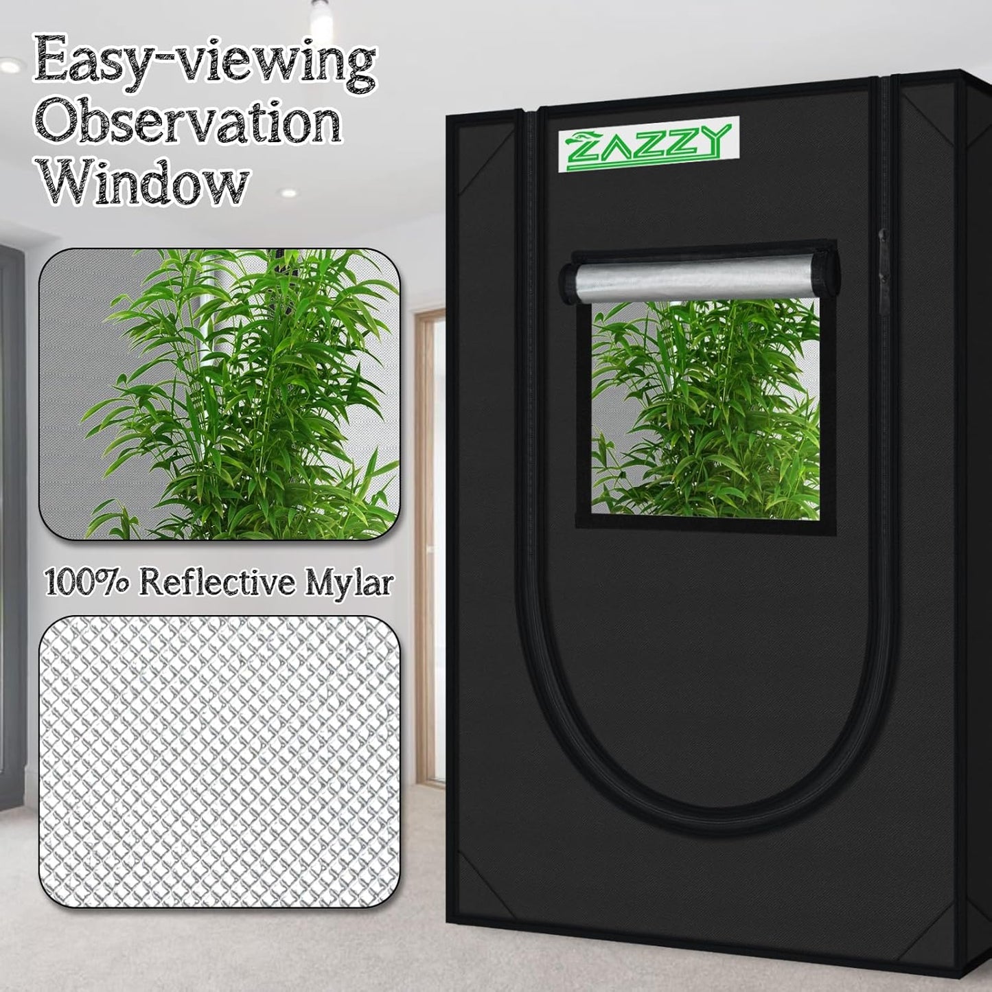 Grow Tent Reflective (black)