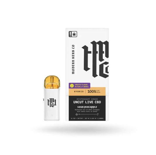 CBD Pod Kit: Sour Pineapple (Hybrid) - 1g