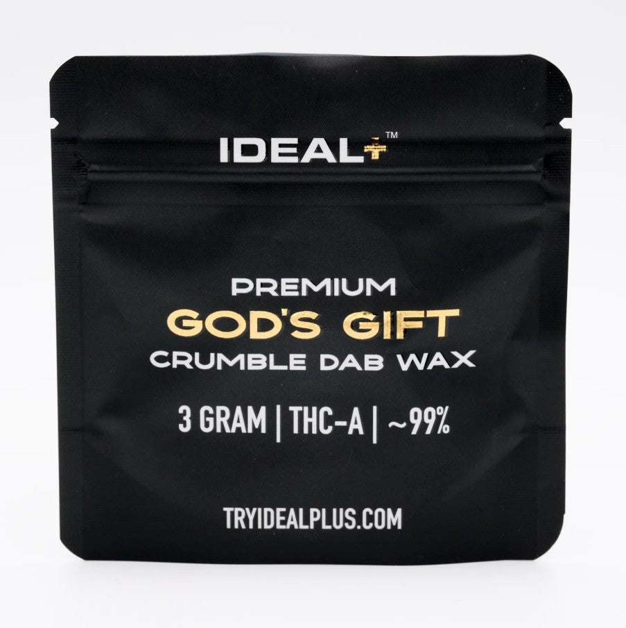 God's Gift 94.67% THCa Crumble Dab Wax 3g