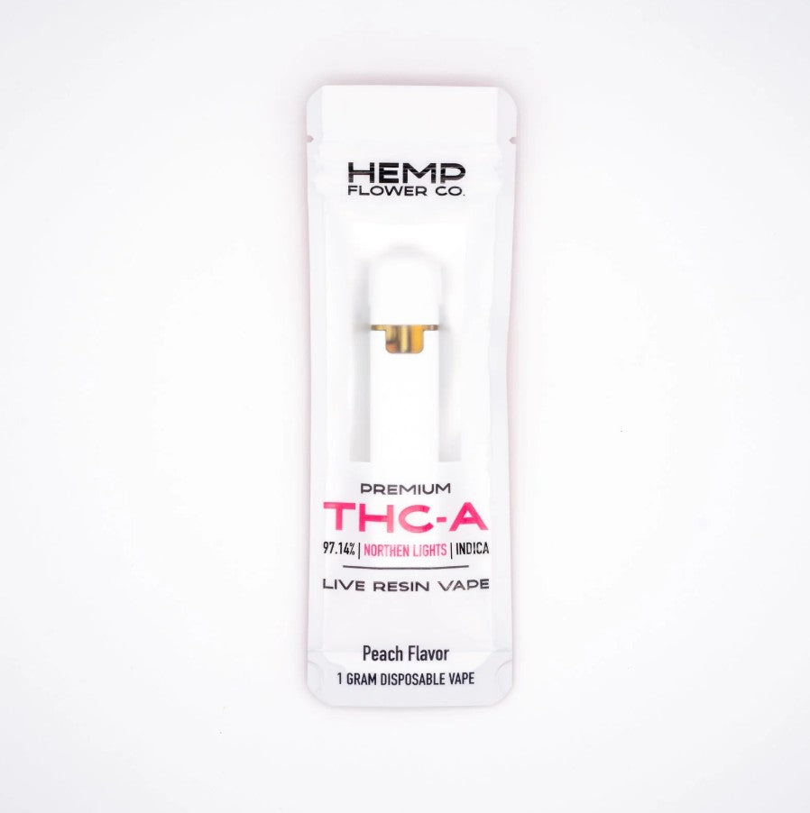 Northern Lights 97.14% THCa Peach Disposable Vape