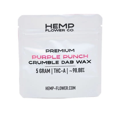 Purple Punch THCA Crumble Wax - 5 Gram