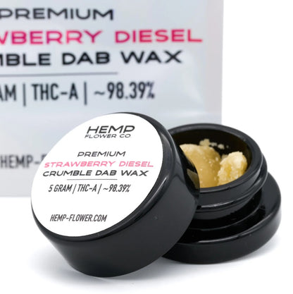 Strawberry Diesel THCA Crumble Wax - 5 Gram