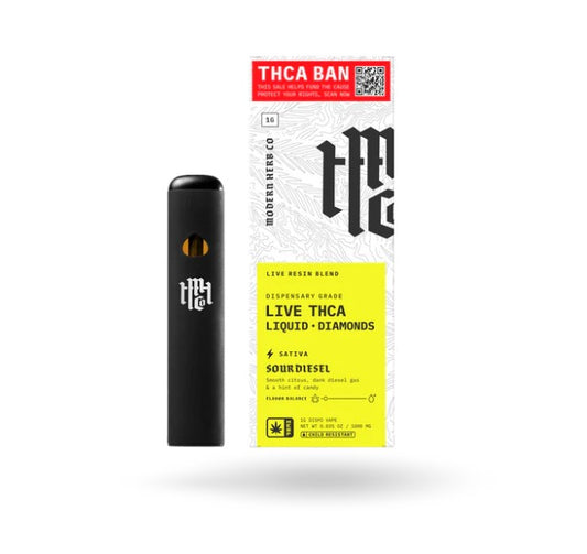 THCa Resin Liquid Diamonds: Sour Diesel (Sativa) - 1g