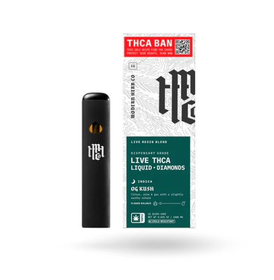 THCa Resin Liquid Diamonds: OG Kush (Indica) - 1g