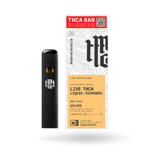 THCa Resin Liquid Diamonds: Gelato (Hybrid) - 1g